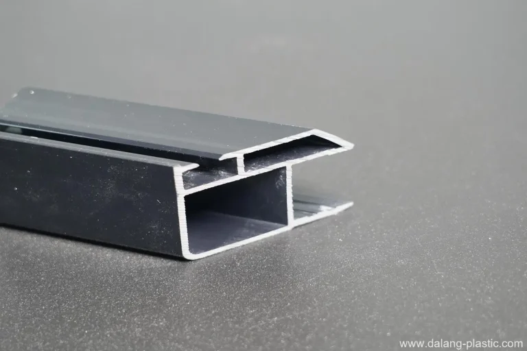 black-aluminum-profile-section